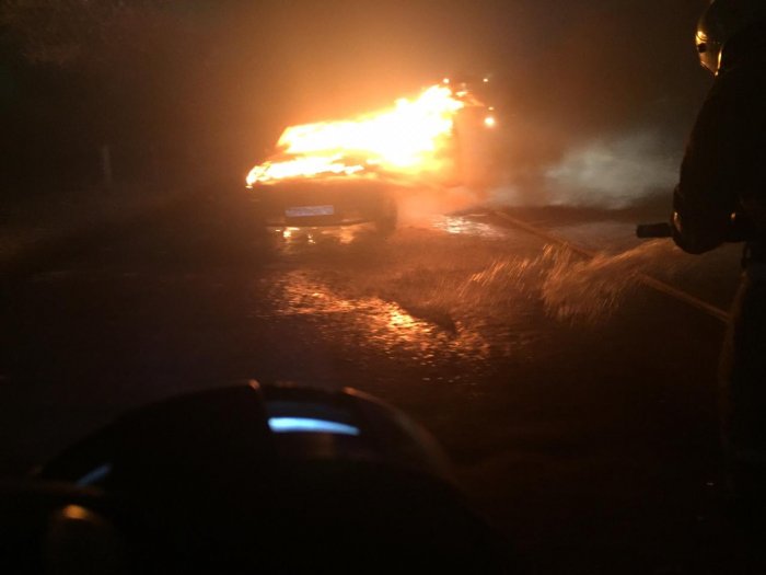 За неделю в Мангистау сгорели три автомобиля