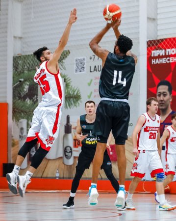 Баскетболисты актауского «Каспия» одержали двойную победу над командой БК «Актобе»