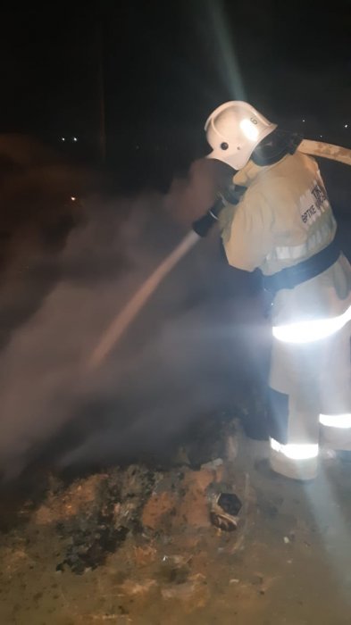 За неделю в Мангистау сгорели пять автомобилей