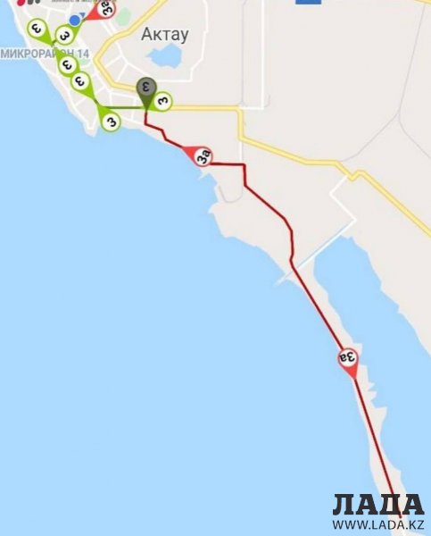В Актау обещают запустить маршрут до «Теплого пляжа»