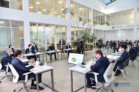 В Yessenov University состоялось заседание под председательством министра РК Магзума Мирзагалиева