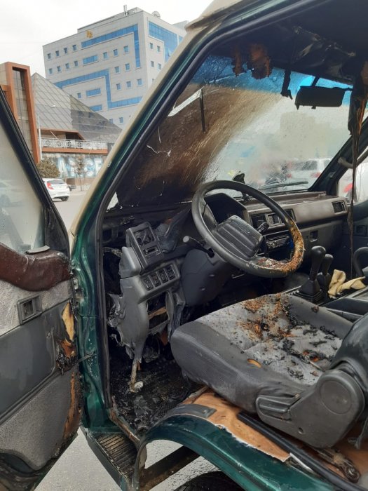 За неделю в Мангистау сгорели четыре автомобиля