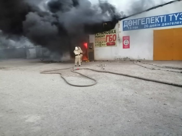 В Жанаозене при пожаре пострадал 30-летний мужчина