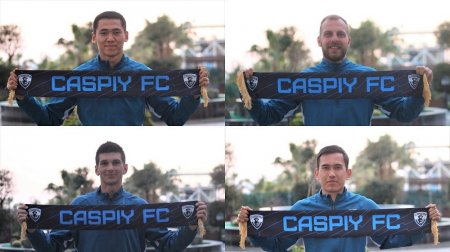 ФК «Каспий» заключил контракты с восемью игроками