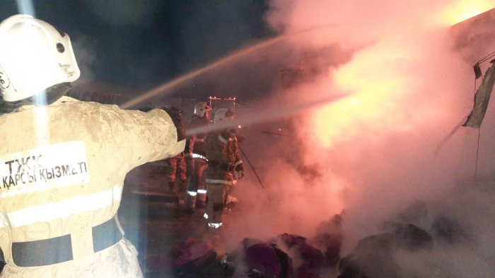 За неделю в Мангистау сгорели четыре автомобиля