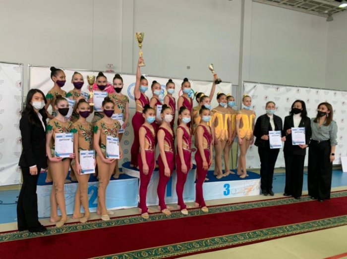 Спортсменки из Жанаозена стали призерами Кубка РК по эстетической гимнастике