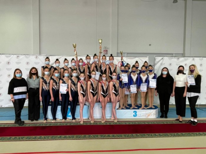 Спортсменки из Жанаозена стали призерами Кубка РК по эстетической гимнастике