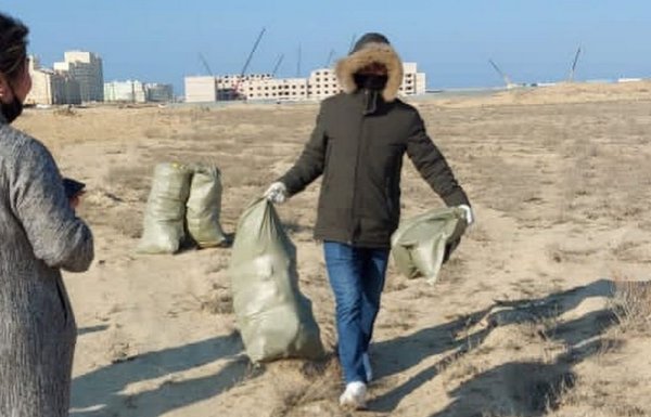 Массовый субботник прошел в Актау