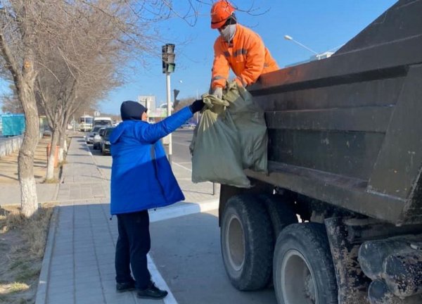 Массовый субботник прошел в Актау