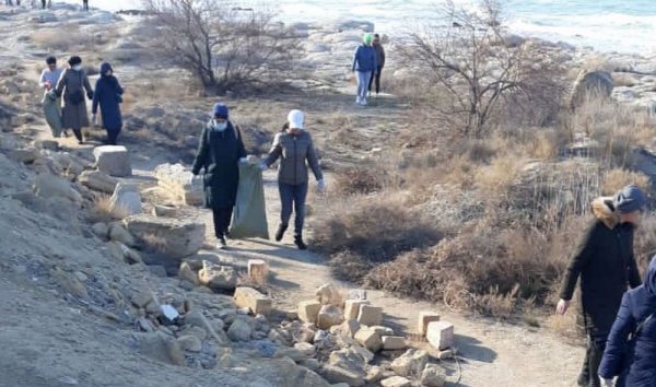 Массовый субботник прошел в Актау