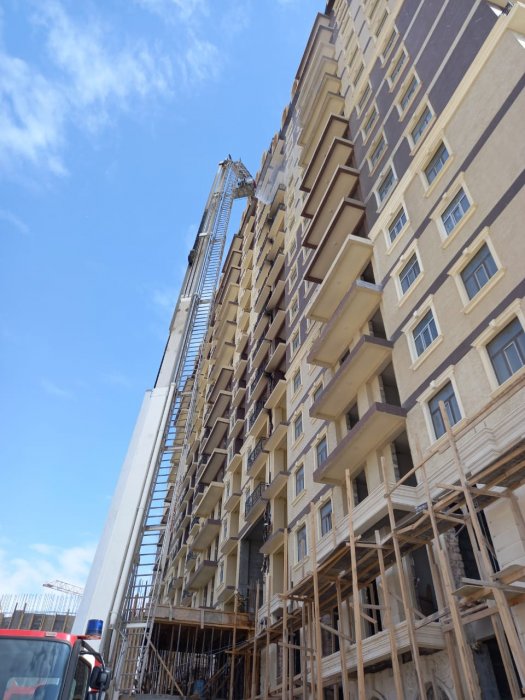 В жилом комплексе в 17 микрорайоне Актау произошел пожар