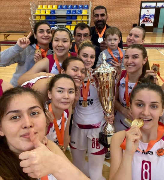 Баскетболистки «Каспия» впервые стали обладателями Кубка страны