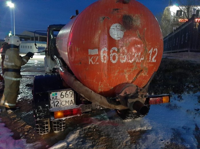 Еще один автомобиль сгорел в Мангистау