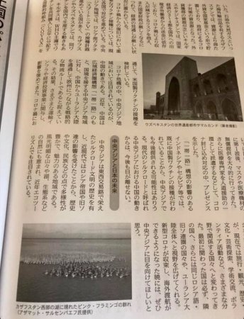 Фотографии с изображением фламинго актауского блогера опубликовали в японском журнале