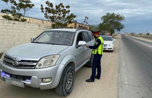 Полиция оформила около 300 нетрезвых водителей в Мангистау