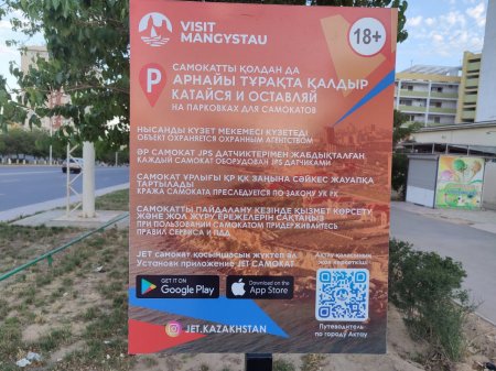 Прокат электросамокатов появился в Актау