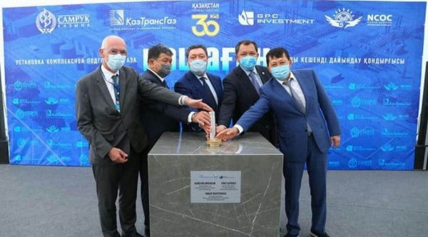 Газоперерабатывающий завод строят на Кашагане