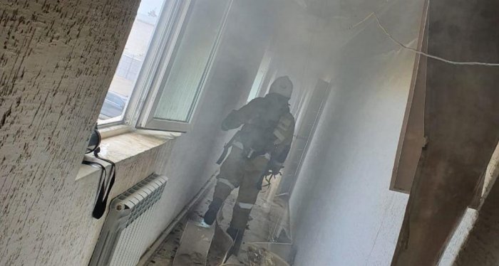 Баня горела в Актау