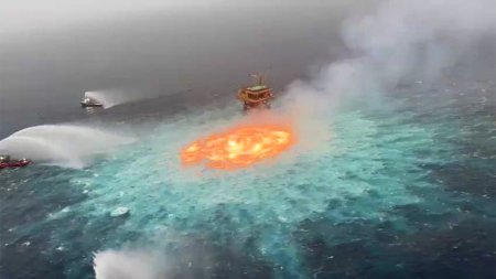 В Мексиканском заливе потушили подводный пожар