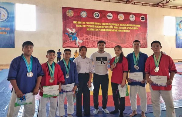 Путёвку на чемпионат мира получили юные борцы из Мангистау