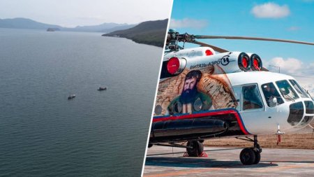Вертолет с туристами упал в озеро на Камчатке: найдены тела погибших