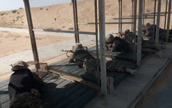 Морские пехотинцы проходят сборы в Актау