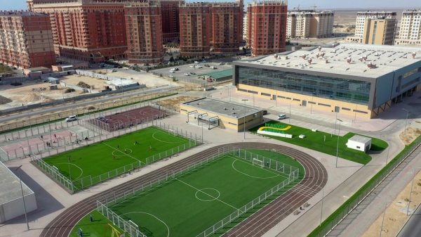 Президент посетил новый спорткомплекс «Халык Арена» в Актау