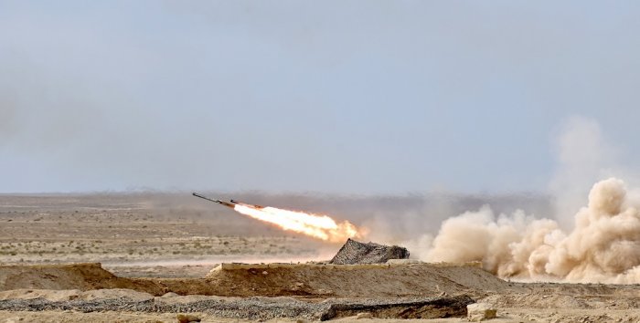 Глава государства посетил военные учения «Отпантау-2021» на полигоне в Мангистау