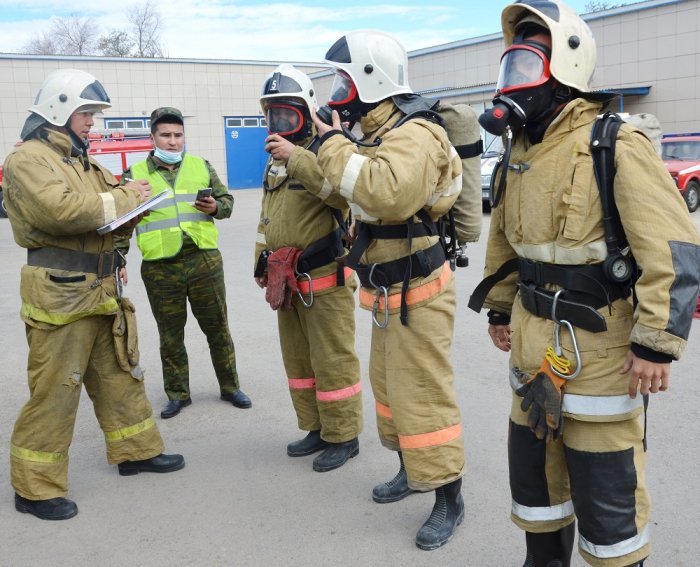 В Мангистау выбрали лучших огнеборцев