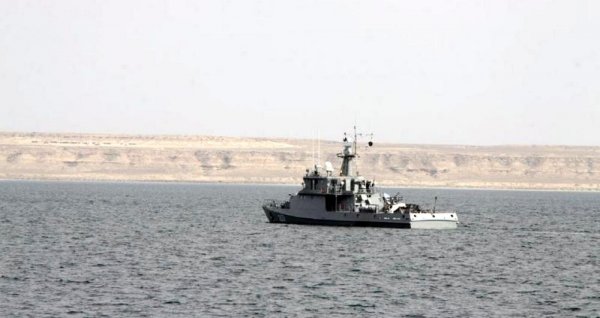 Сбор-поход по Каспию: Военные моряки проводят учения