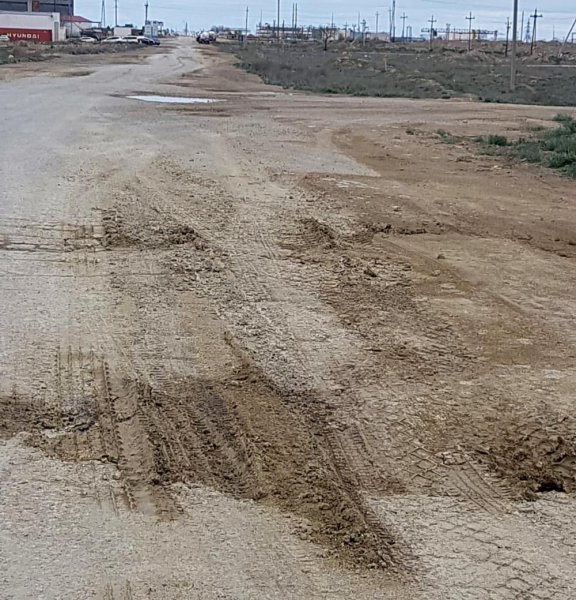 Достучаться до властей: Предприниматели третий год не могут добиться ремонта дорог в пригороде Актау