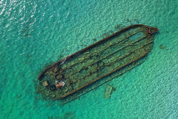 Кладбище кораблей сняли на видео в Мангистау