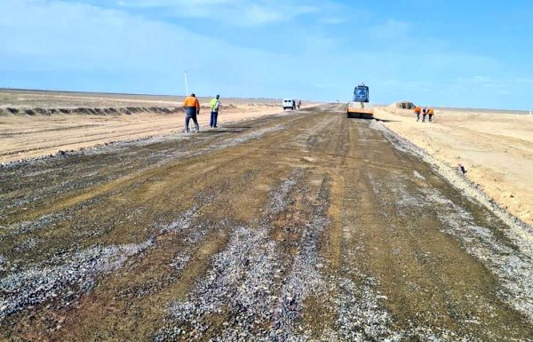 Проводится капитальный ремонт автодороги Курык-Жетыбай