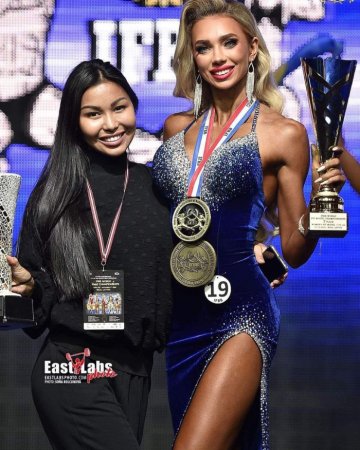 Казахстанка стала абсолютной чемпионкой мира по бодибилдингу