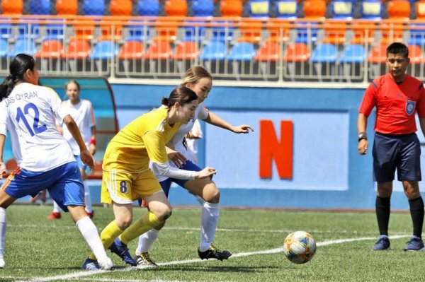 Впервые призёрами чемпионата страны стали футболистки из Актау