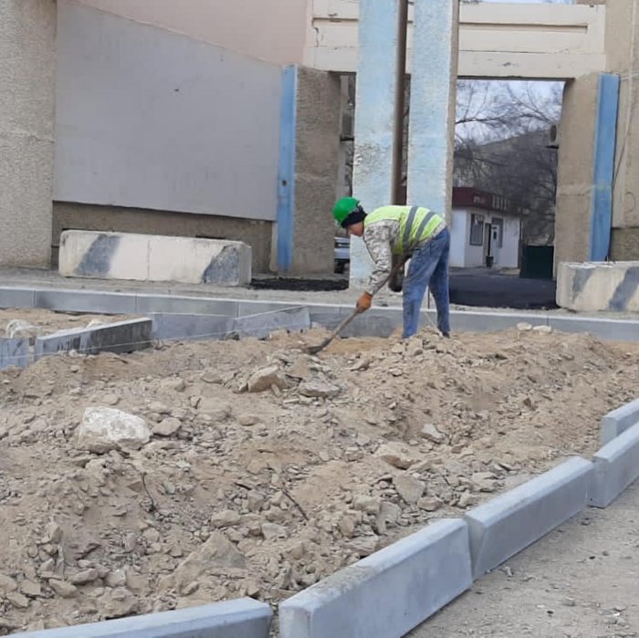 В Актау за счёт иностранной компании провели благоустройство в пяти микрорайонах