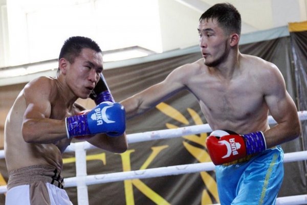 Первый титул в профи завоевал боксёр из Жанаозена