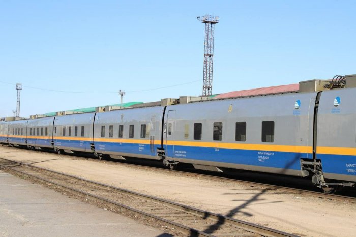 Первый скоростной поезд «Тальго» прибыл в Мангистау из Алматы