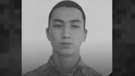 В Актау простились с погибшим в Алматы курсантом пограничной Академии КНБ Мейрханом Битимом