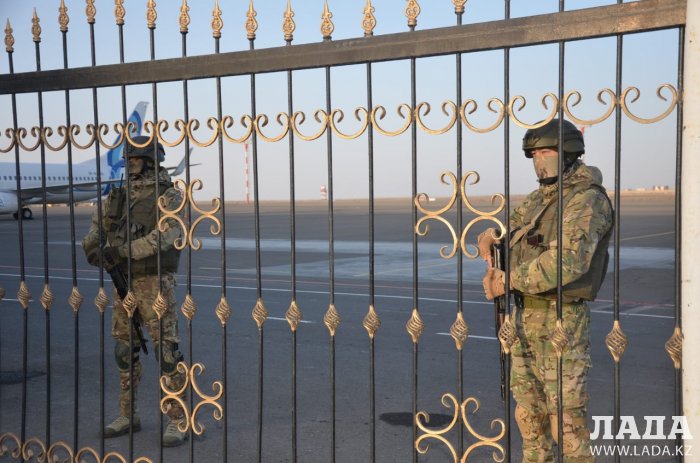 Аэропорт Актау находится под охраной пограничной службы КНБ