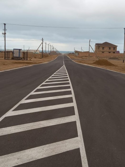 В селе Сайын Шапагатов введено в эксплуатацию 32 километра автомобильных дорог