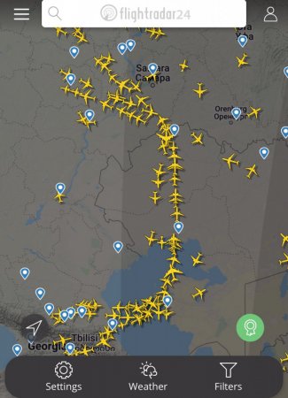 Как ситуация в Украине повлияла на авиаполеты над Казахстаном