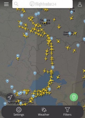 Небо над Каспием: над Мангистау стало пролетать в три раза больше самолётов