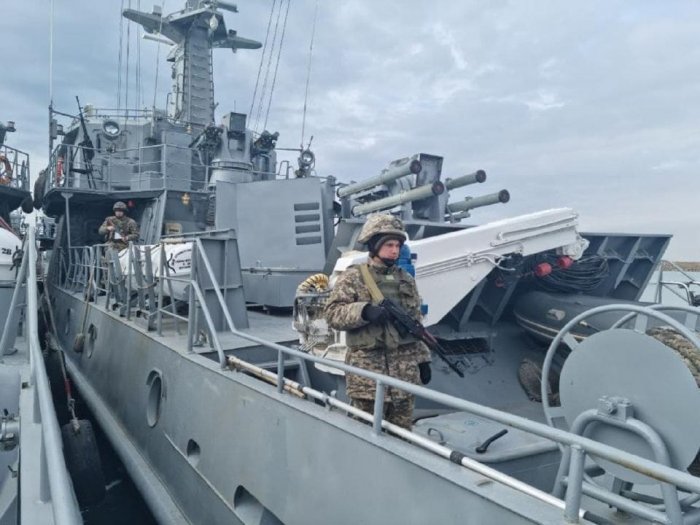 На Каспии проходят учения Военно-морских сил Казахстана