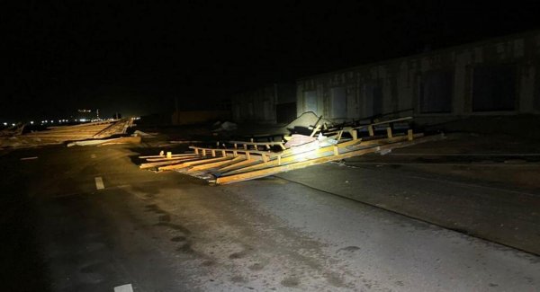 Непогода в Мангистау: Последствия сильного ветра сняли на видео и фото