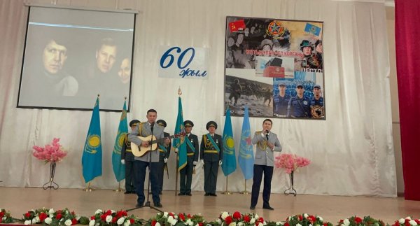 Воинская часть в Актау отметила 60-летие