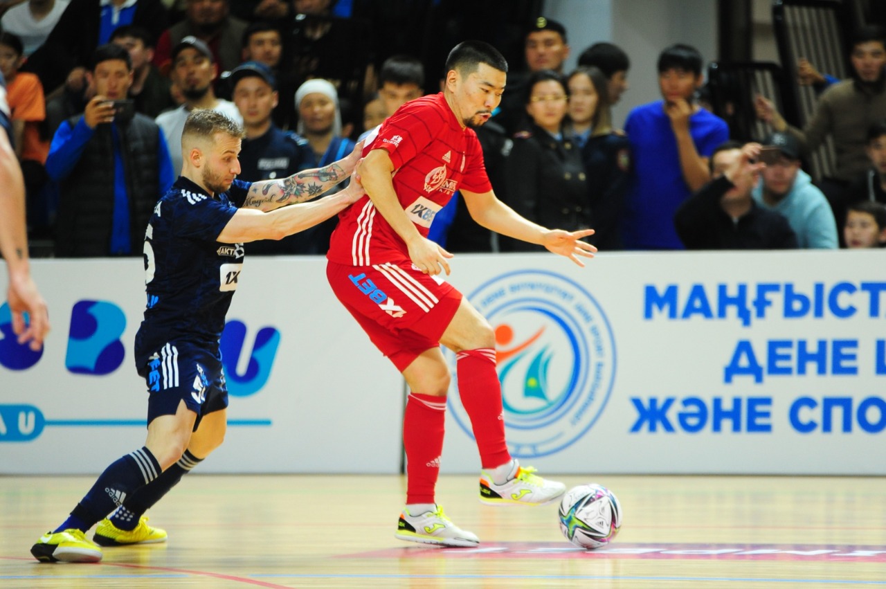 В Актау футзальный «Каспий» переиграл самый титулованный клуб Казахстана