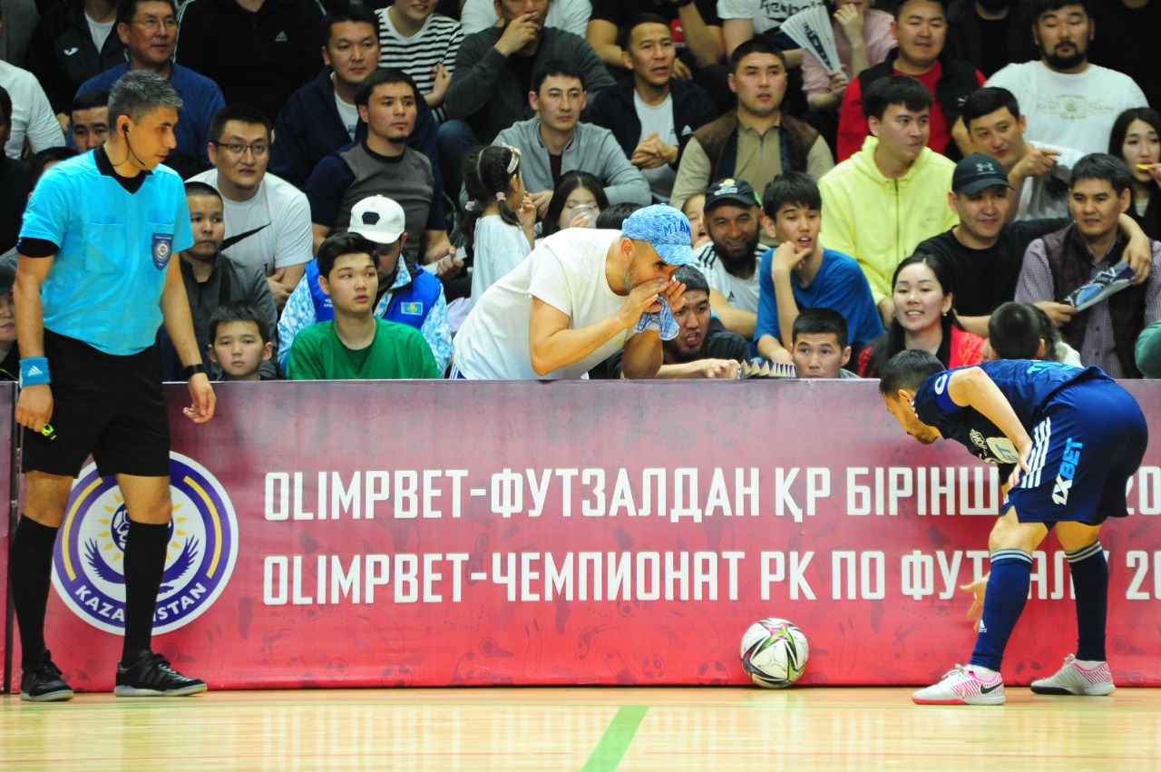 В Актау футзальный «Каспий» переиграл самый титулованный клуб Казахстана