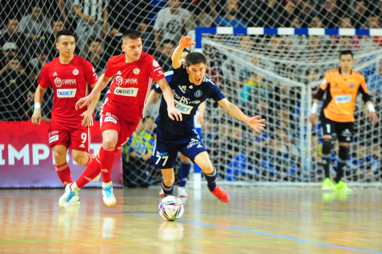 В Актау футзальный «Каспий» переиграл самый титулованный клуб Казахстана
