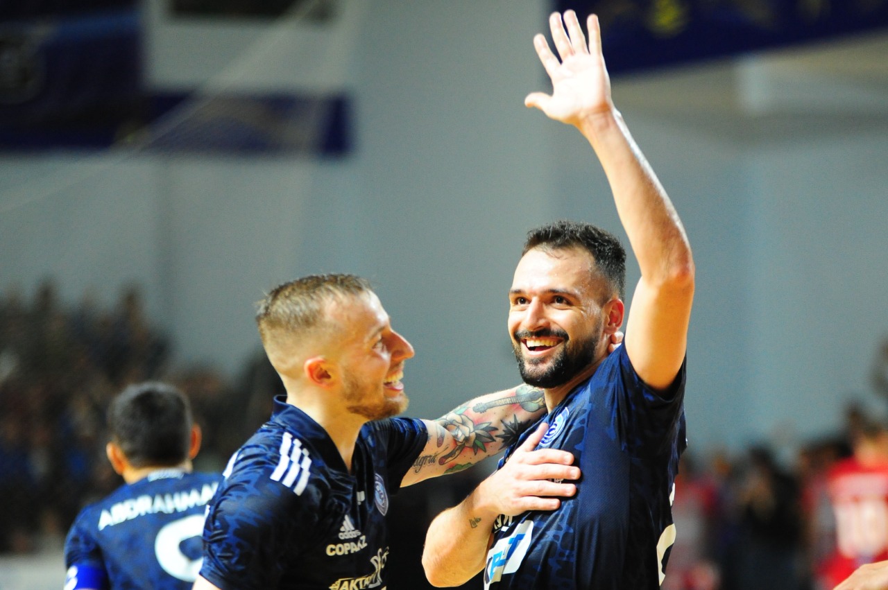 В Актау футзальный «Каспий» переиграл самый титулованный клуб Казахстана